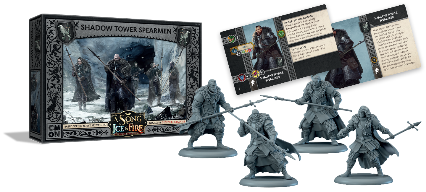 A Song of Ice and Fire : Tabletop Miniatures Game - Shadow Tower Spearmen